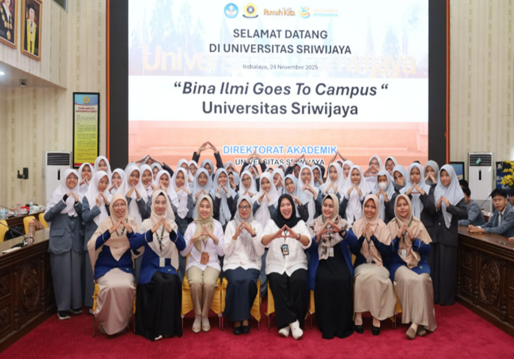Goes to Campus, 84 Siswa SMA IT Bina Ilmi Palembang Kunjungi Unsri