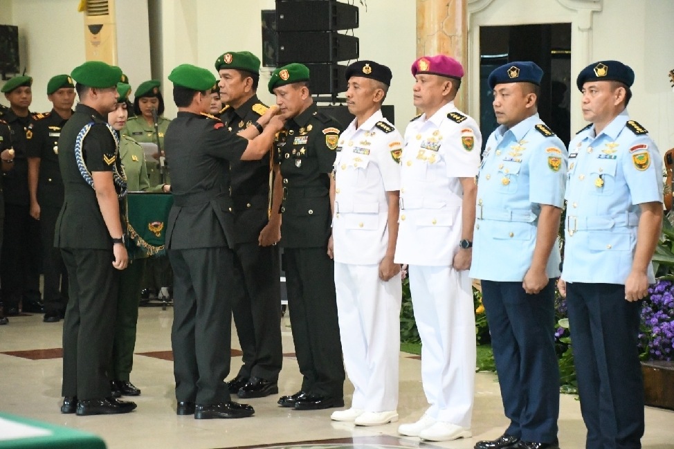 Danrem 044/Gapo Hadiri Sertijab PJU Jajaran Kodam II/Swj