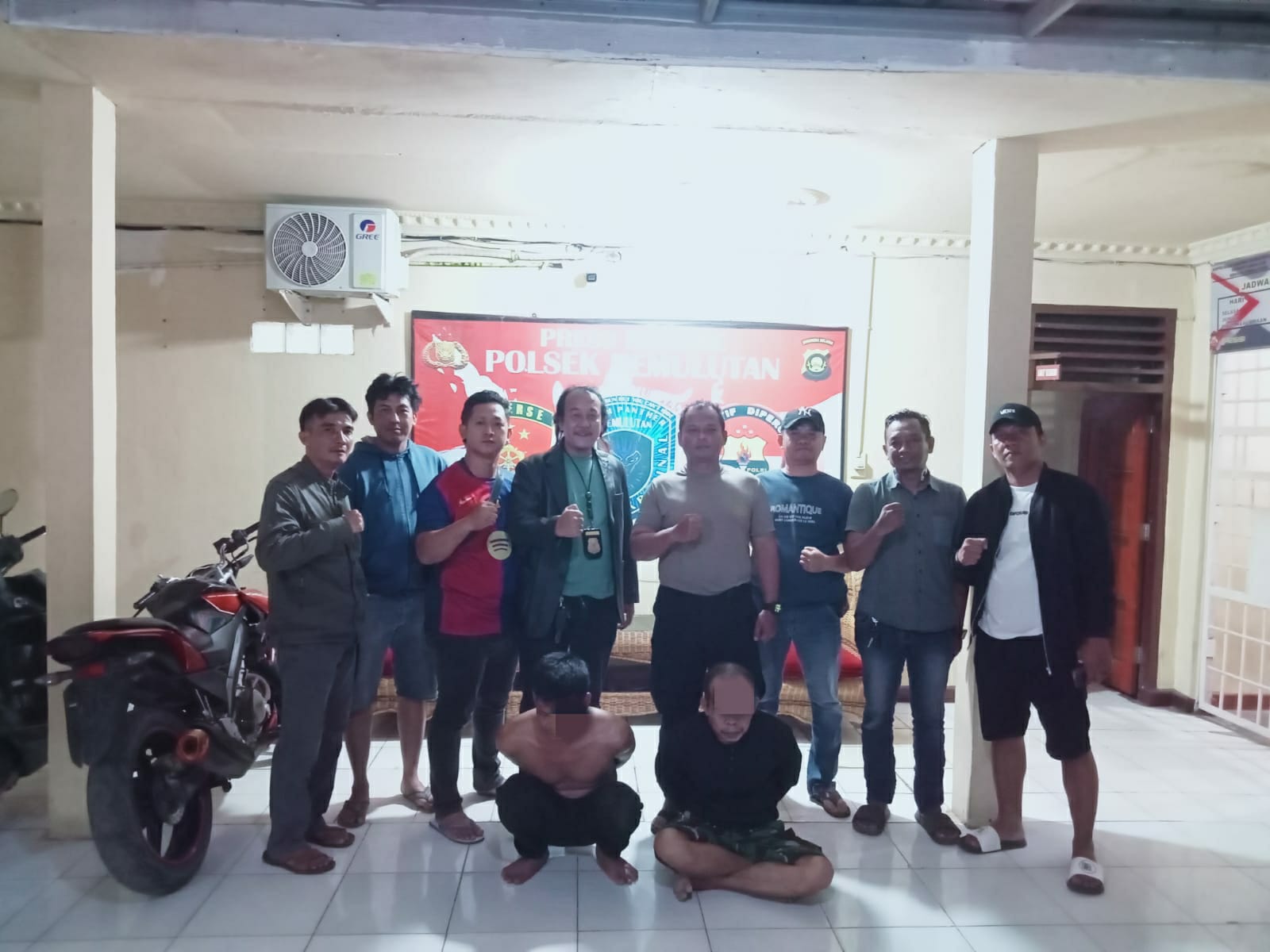 Dua Pelaku Pengeroyokan  Simpan 21 Paket Sabu Saat Ditangkap Polsek Pemulutan