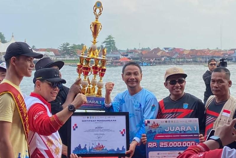 Ogan Ilir Jawara Festival Perahu Bidar Tradisional Tingkat Provinsi Sumsel