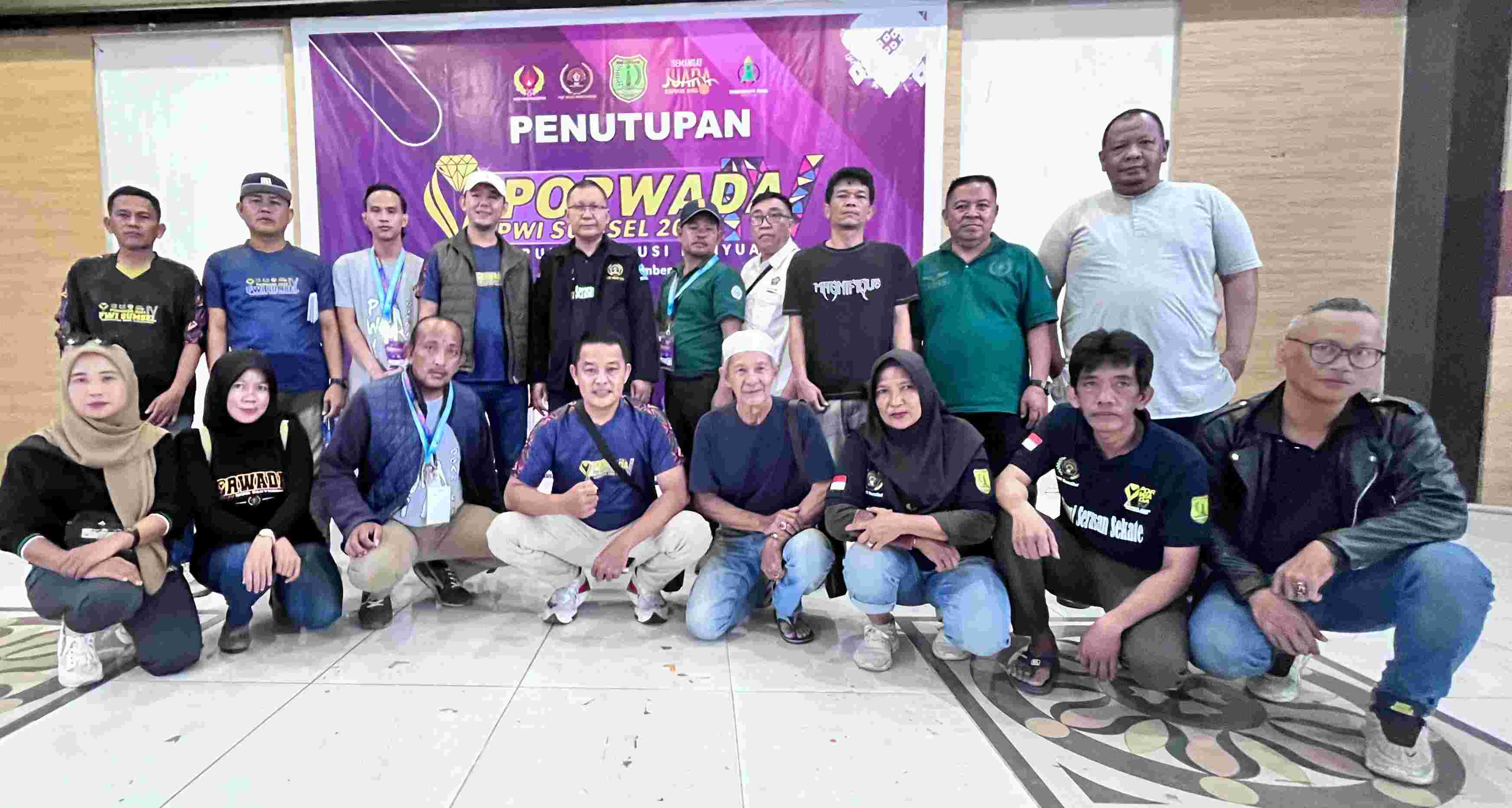 Raih 6 Medali, PWI Ogan Ilir Peringkat 4  Porwada IV Tahun 2024