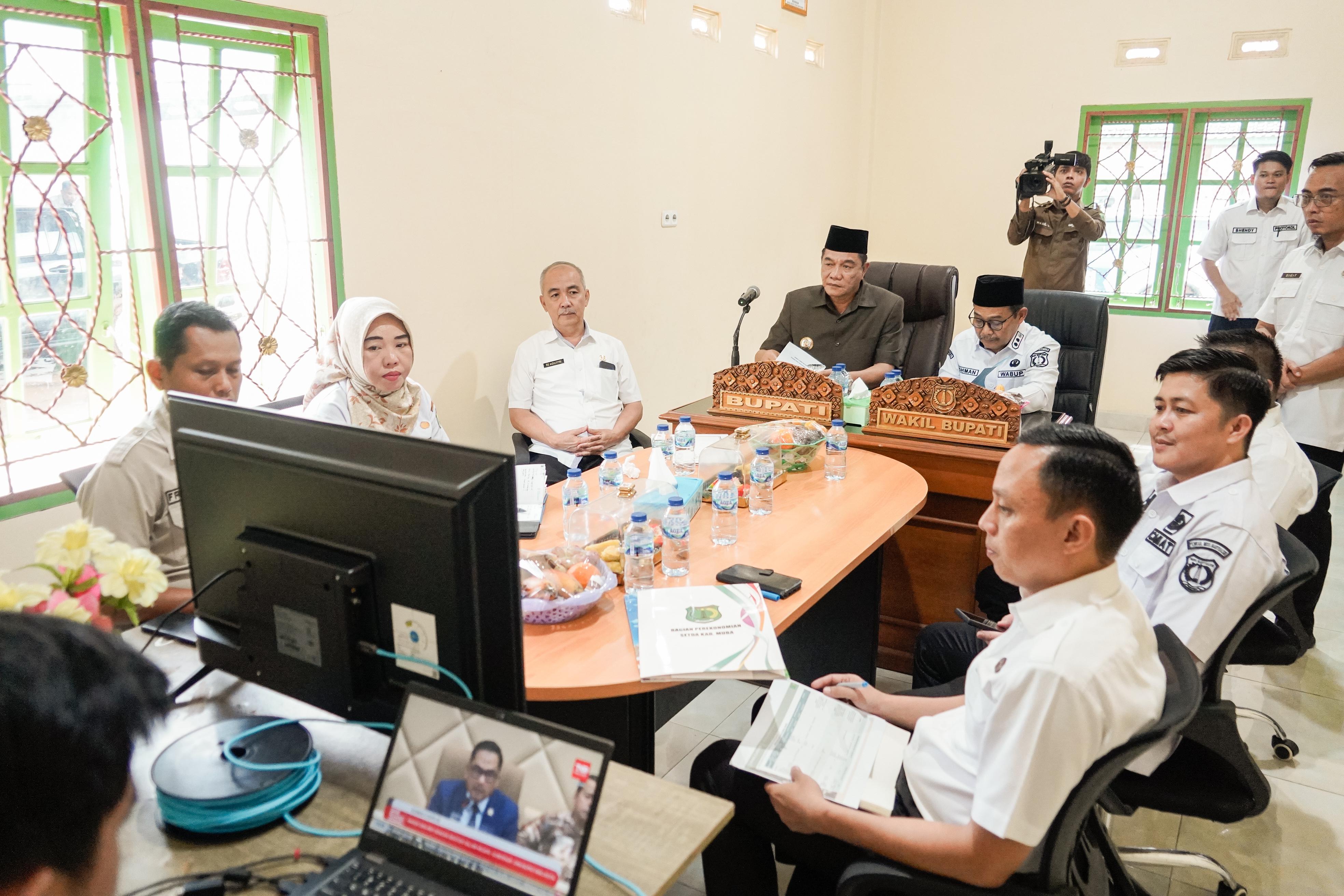 Bupati Muba Ikuti Raker dan RDP Bersama Mendagri dan Komisi II DPR RI