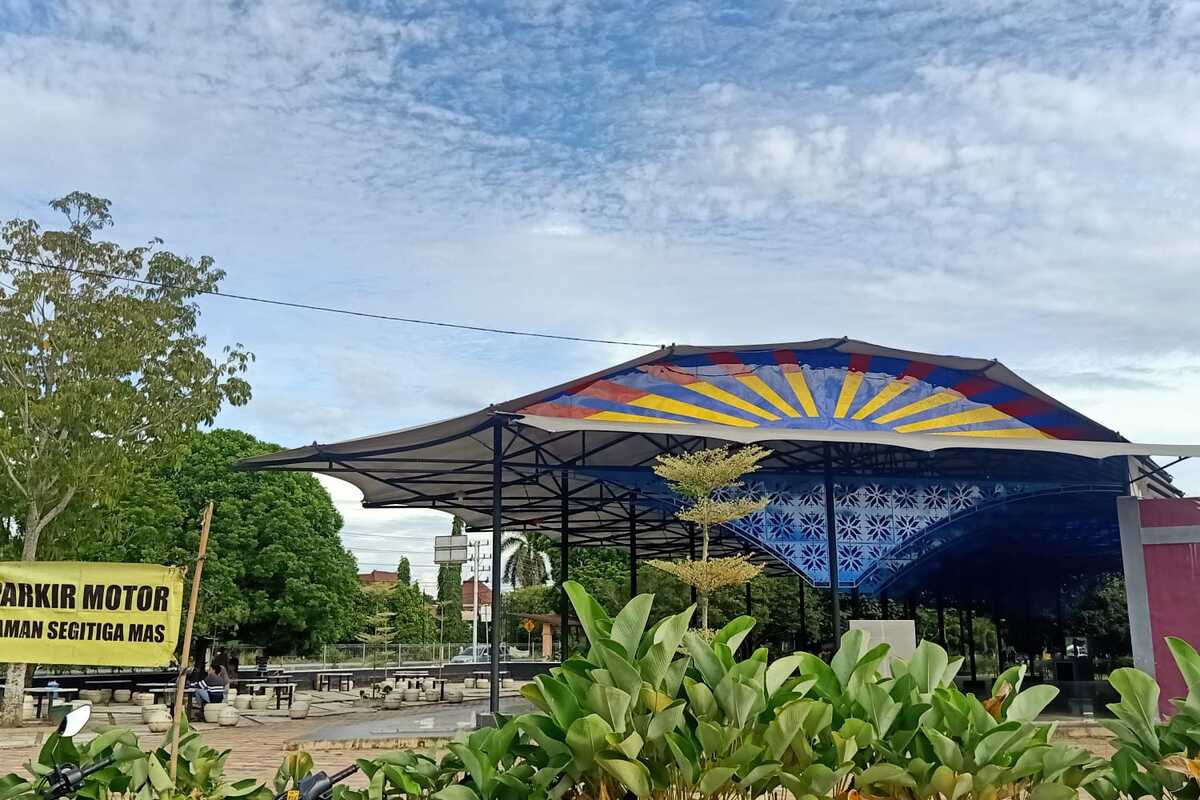 Food Court Taman Segitiga Emas Pemkab OKI Sepi Peminat, Padahal Gratis 1 Bulan