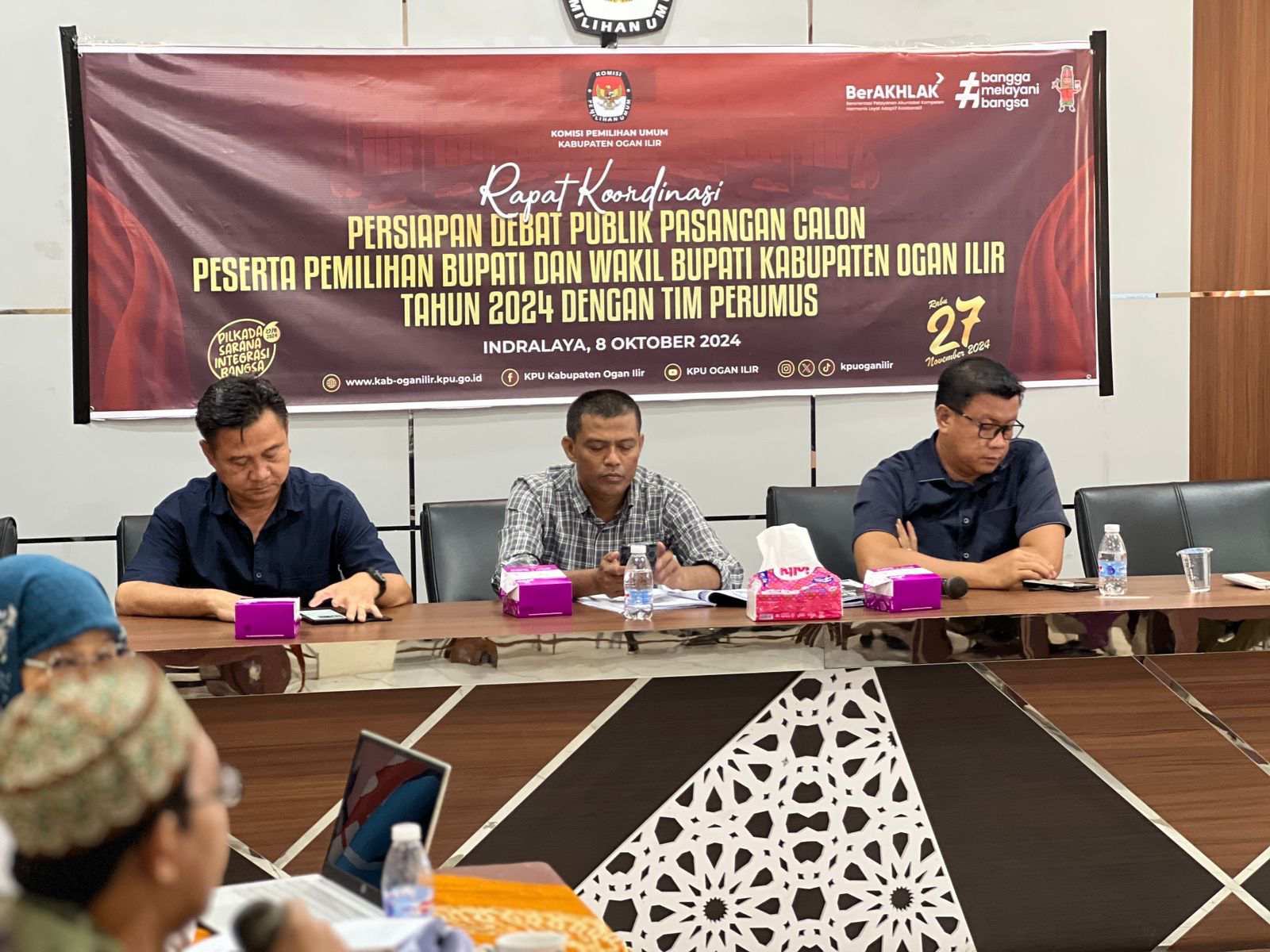 Polres Ogan Ilir Lakukan Cooling System Jelang Debat Publik Pilkada 