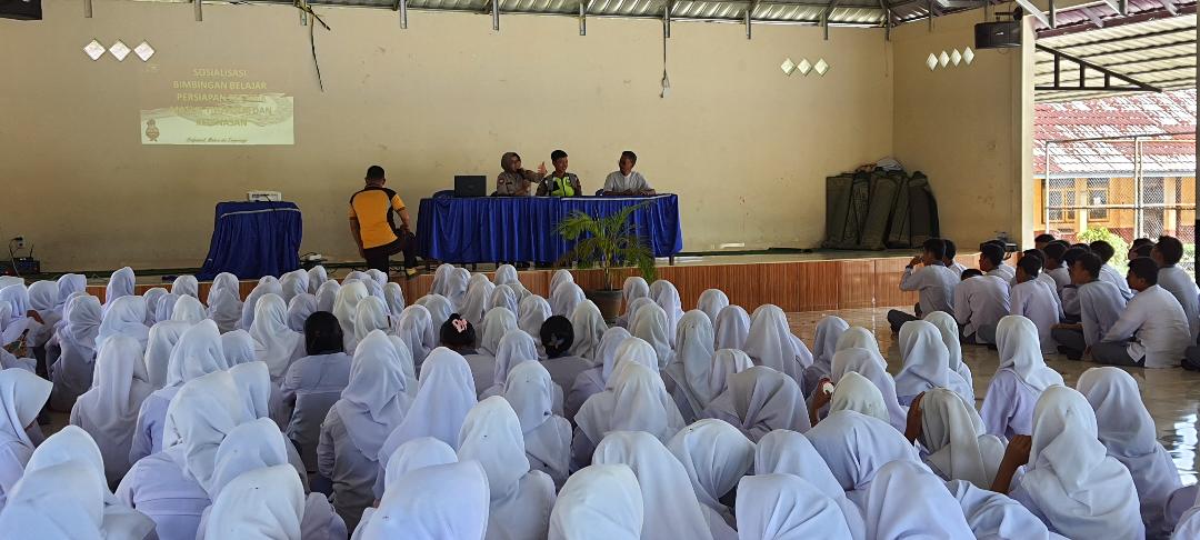 Siswa SMAN 1 Indralaya Utara Ikuti Bimbel Tes  Masuk TNI/Polri dan Kedinasan