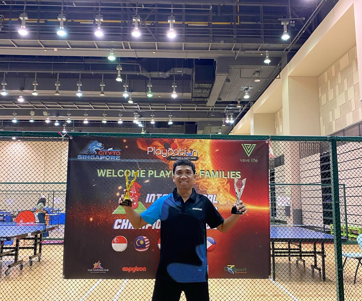 Olympian Tenis Meja Indonesia Juara di Singapura