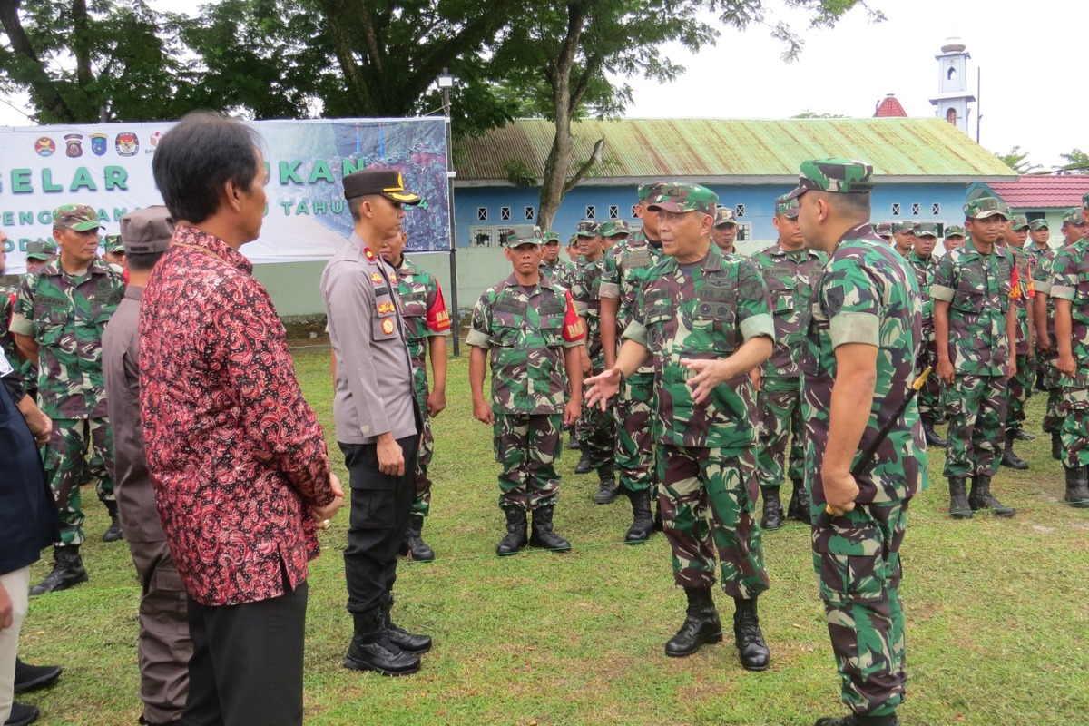 Tim Was Mabesad Sambangi Kodim 0402 OKI, Ada Apa?