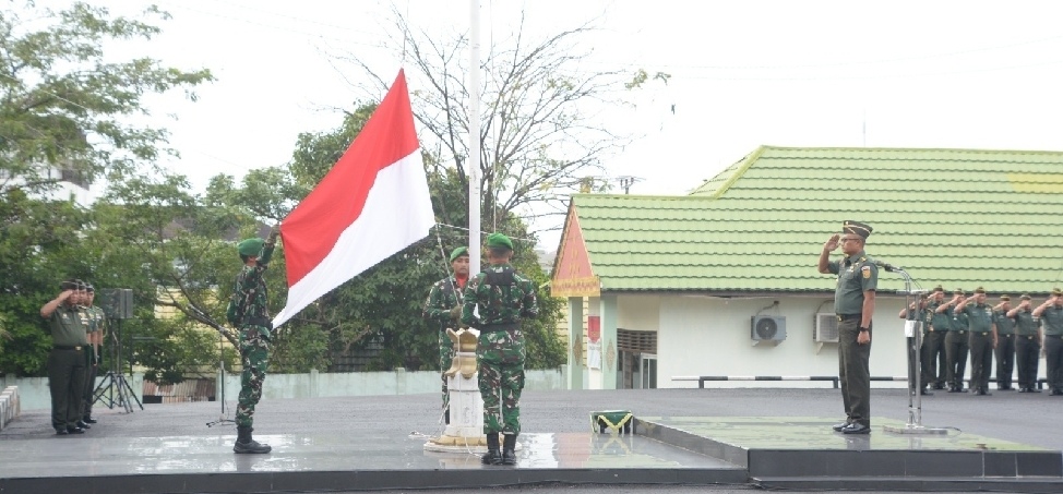 Korem Gapo Gelar  Upacara Sumpah Pemuda ke-97 Tahun 2025, Pemuda Jangan Takut  Bermimpi Besar