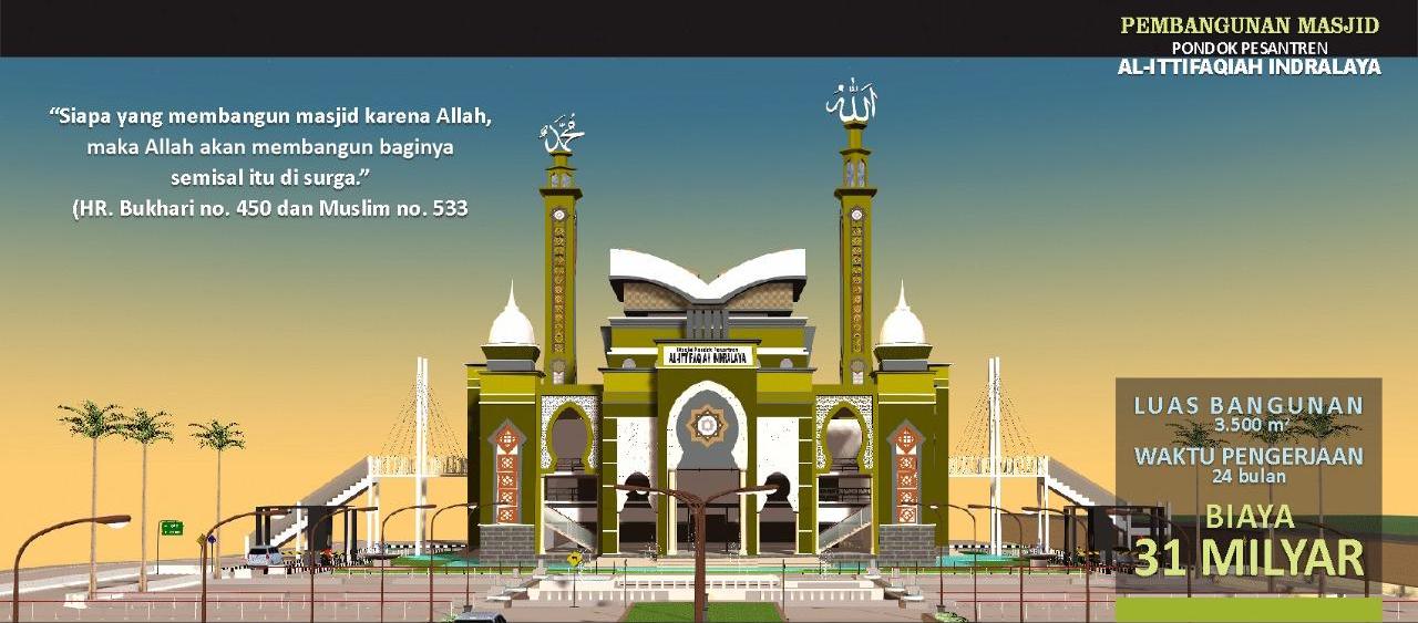Pondok Pesantren Ittifaqiah Bangun Masjid Terunik di Dunia, Seperti Apa ?