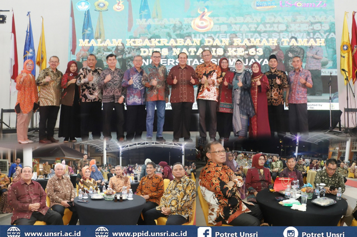 Puncak Acara Dies Natalis Unsri Dihadiri Mantan Rektor