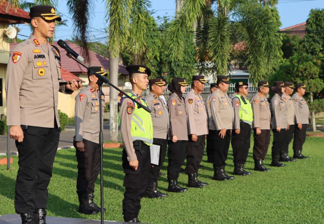 Kapolres Ogan Ilir AKBP Andi Baso Rahman Pamitan Sebelum Sertijab 