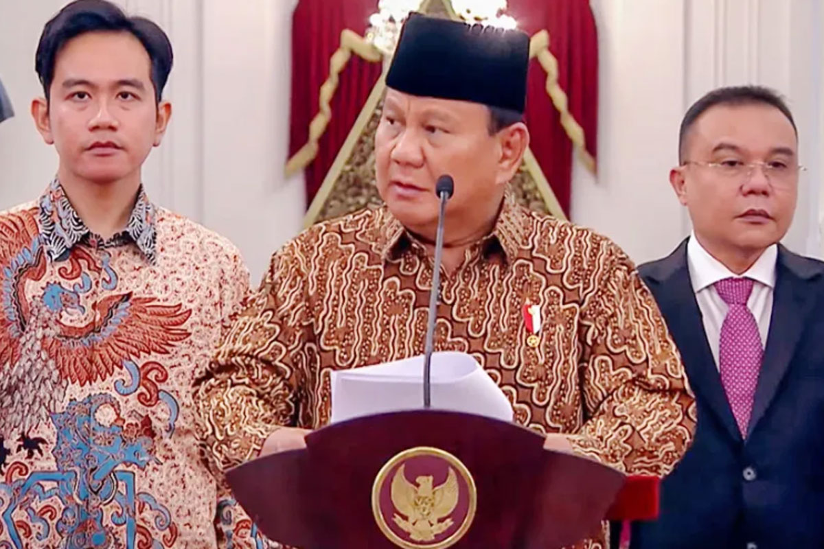 Ini Nama-Nama Menteri Kabinet Prabowo-GIbran, Ada 7 Menko