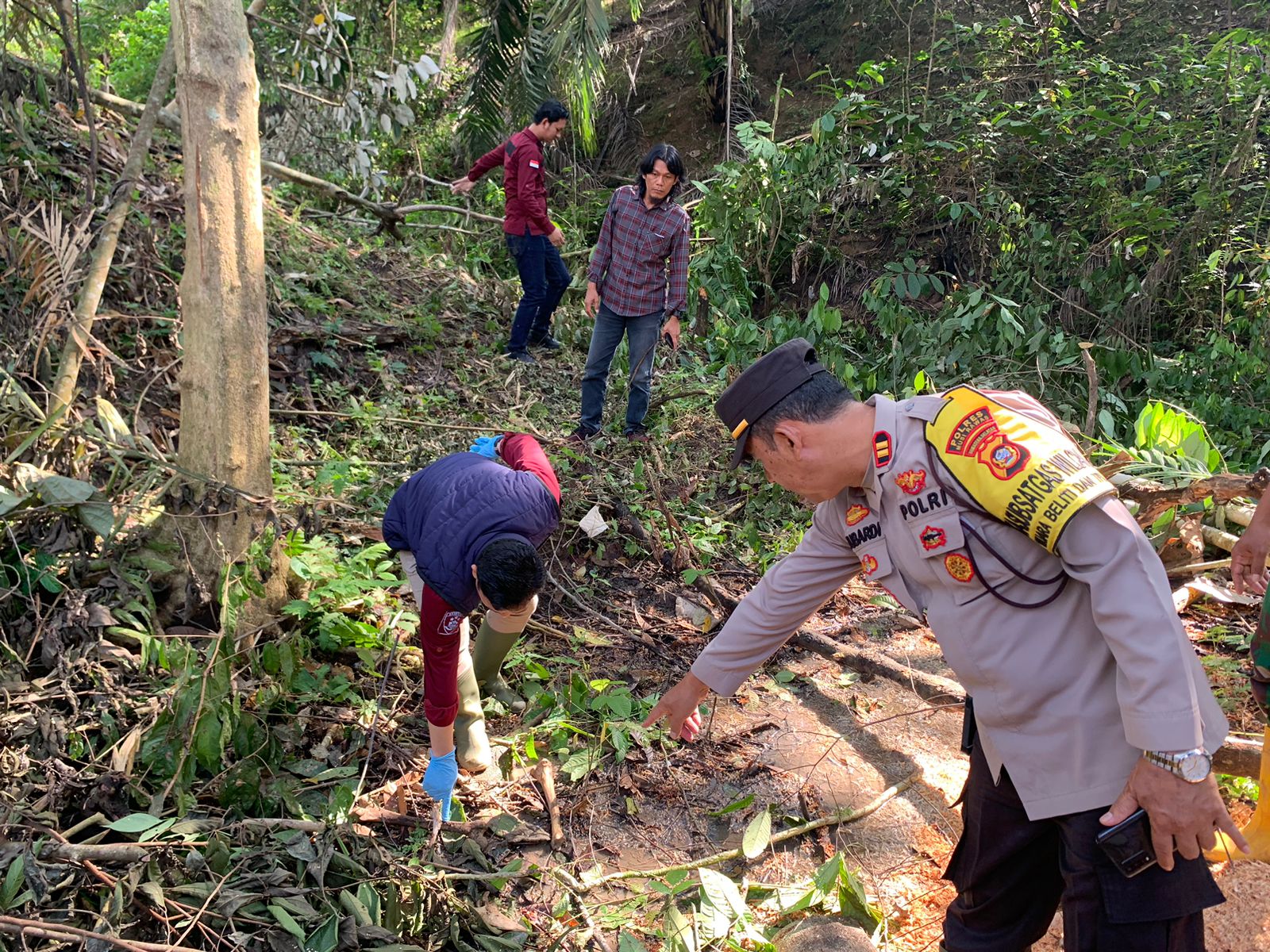 Warga Durian Remuk Temukan Kerangka Manusia