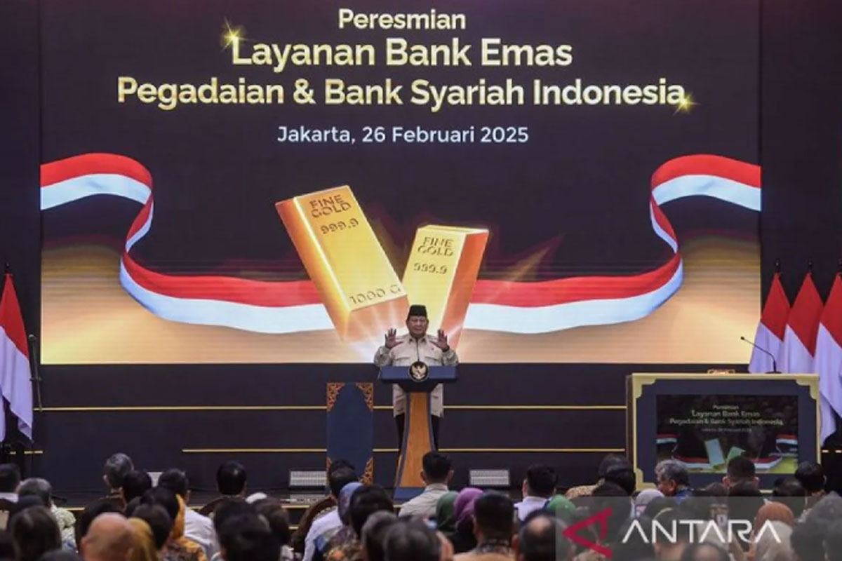 Prabowo Resmikan Layanan Bank Emas, Pegadaian-BSI Ditunjuk Sebagai Pengelola