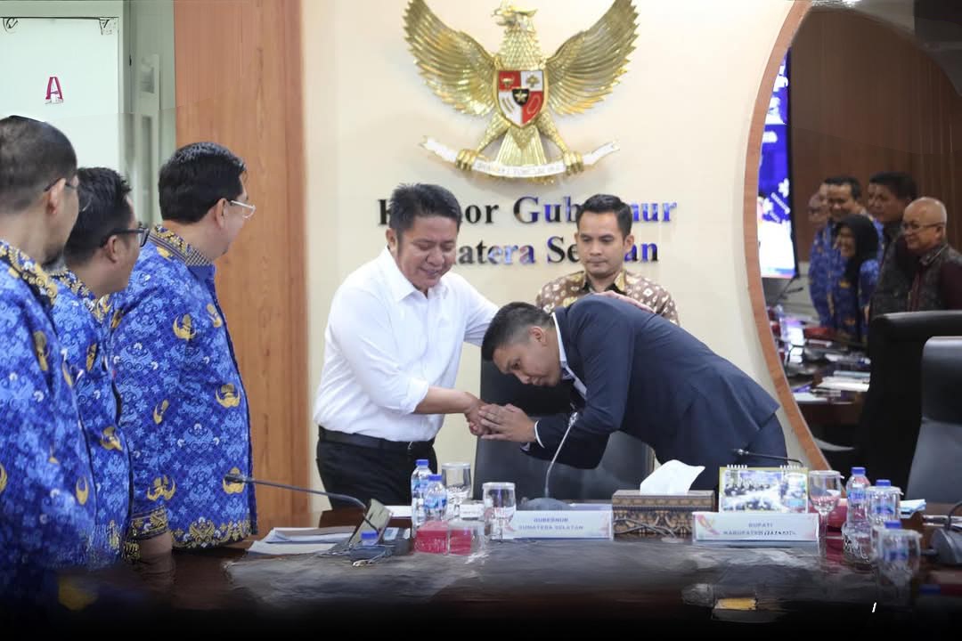 Bupati Ogan Ilir Silaturahmi Dengan Gubernur Sumsel, Selaraskan Program Pembangunan