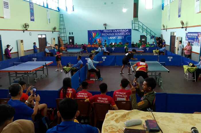 Porprov Sumsel 2023, Ajang Reuni Petenis Meja Palembang Bela Kabupaten/Kota 