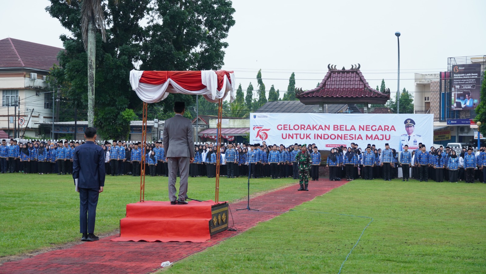 Hari Bela Negara! Pj Bupati OKI Gemakan Pesan Presiden Prabowo Subianto