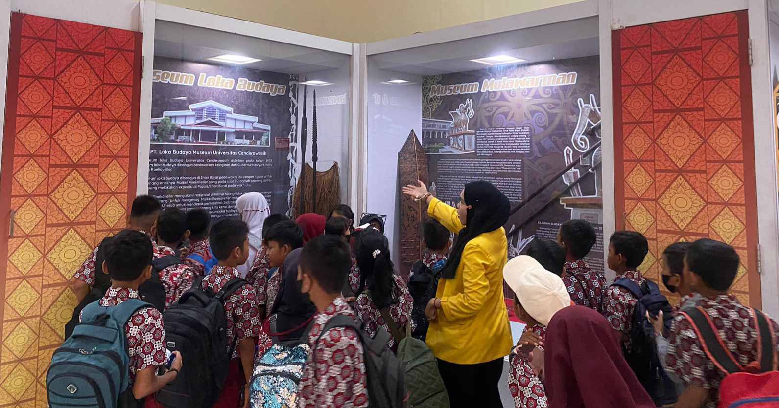 Siswa SDN 6 Pemulutan Ogan  Ilir , Diperkenalkan Soal Sejarah Di Museum Balaputra Dewa 