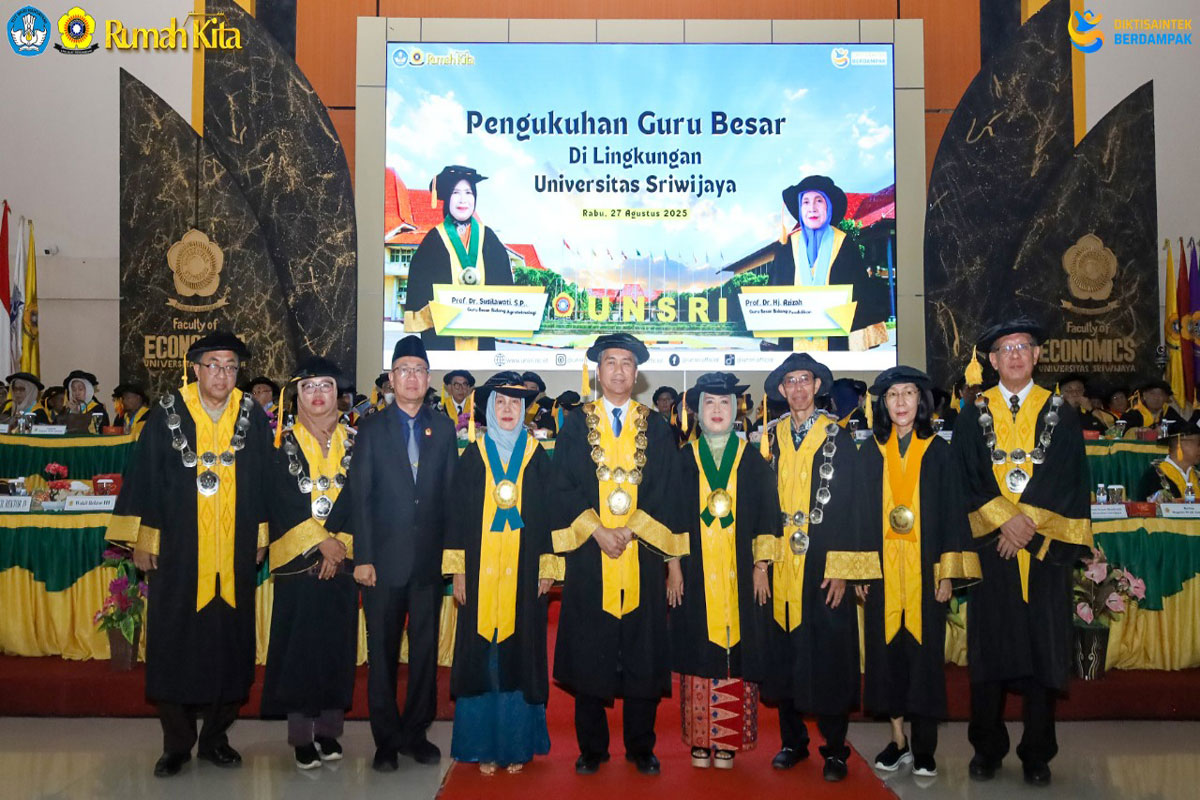 Unsri Tambah 2 Guru Besar, ini Latar Belakangnya