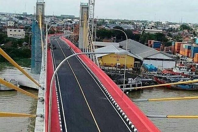 Akses Jalan Jembatan Musi 4 dari Jalan KH Azhari Langsung Tembus Menuju Jalan Jend Ahmad Yani pada 2023 