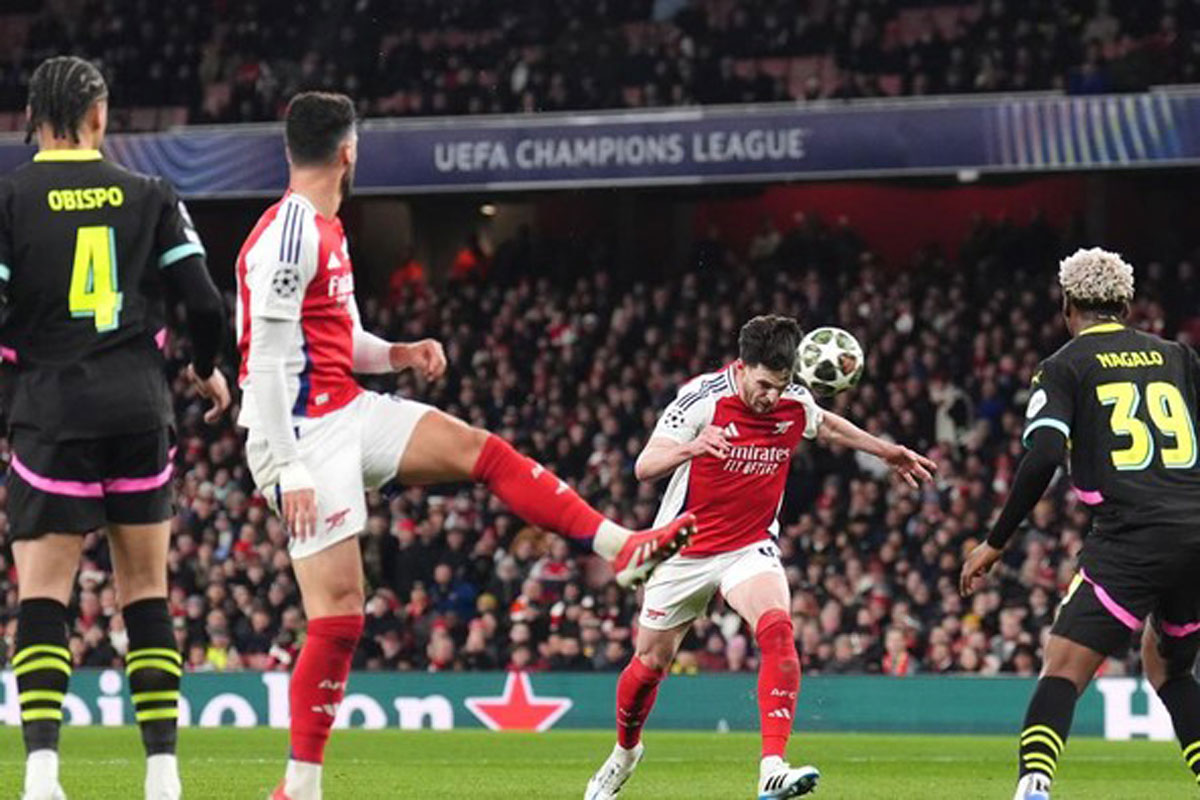 Ditahan Imbang PSV Eindhoven 2-2, Arsenal Melaju  ke Perempat Final Liga Champions