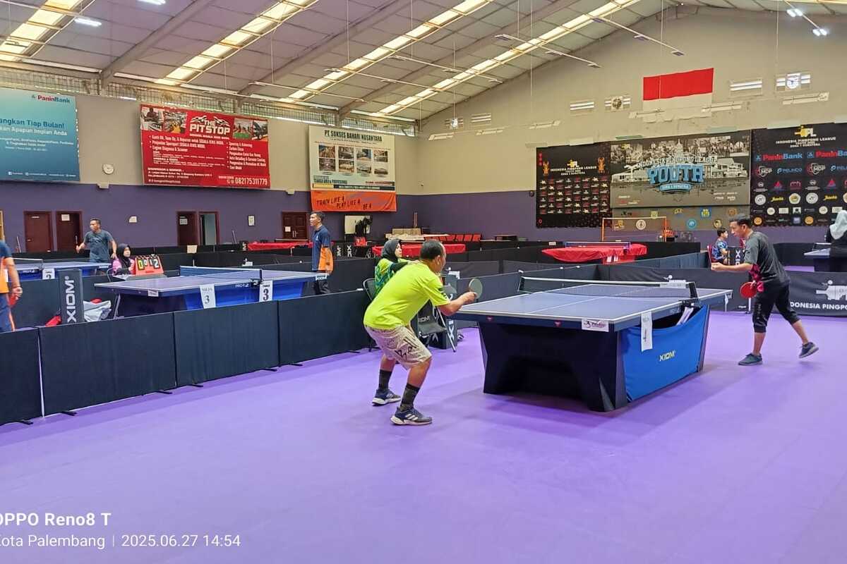 Ini Hasil Seleksi Tim Tenis Meja Porprov Pemprov Sumsel