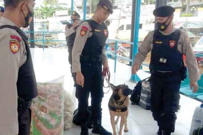 Pengamanan Ketat Jelang Nataru di Palembang, Polisi Kerahkan K9 dan Anjing Pelacak Cegah Potensi Kejahatan