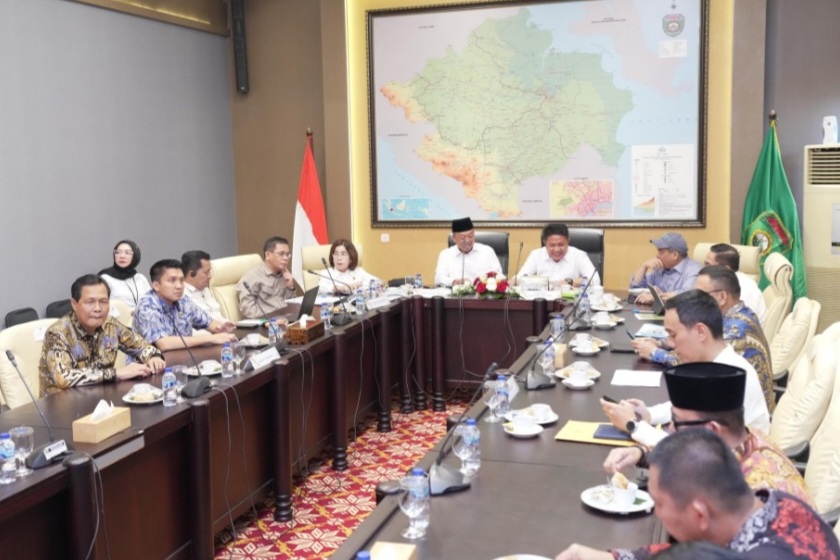 Bupati Ogan Illr Ikuti  Rakor Pertahanan dan Tata Ruang di Provinsi  Sumsel