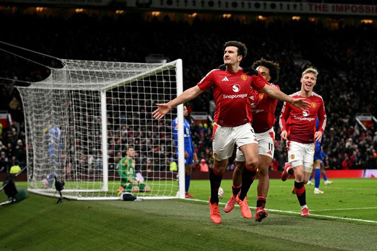 Piala FA - MU Kalahkan Leicester City 2-1, Gol Dramatis Maguire Selamatkan Setan Merah