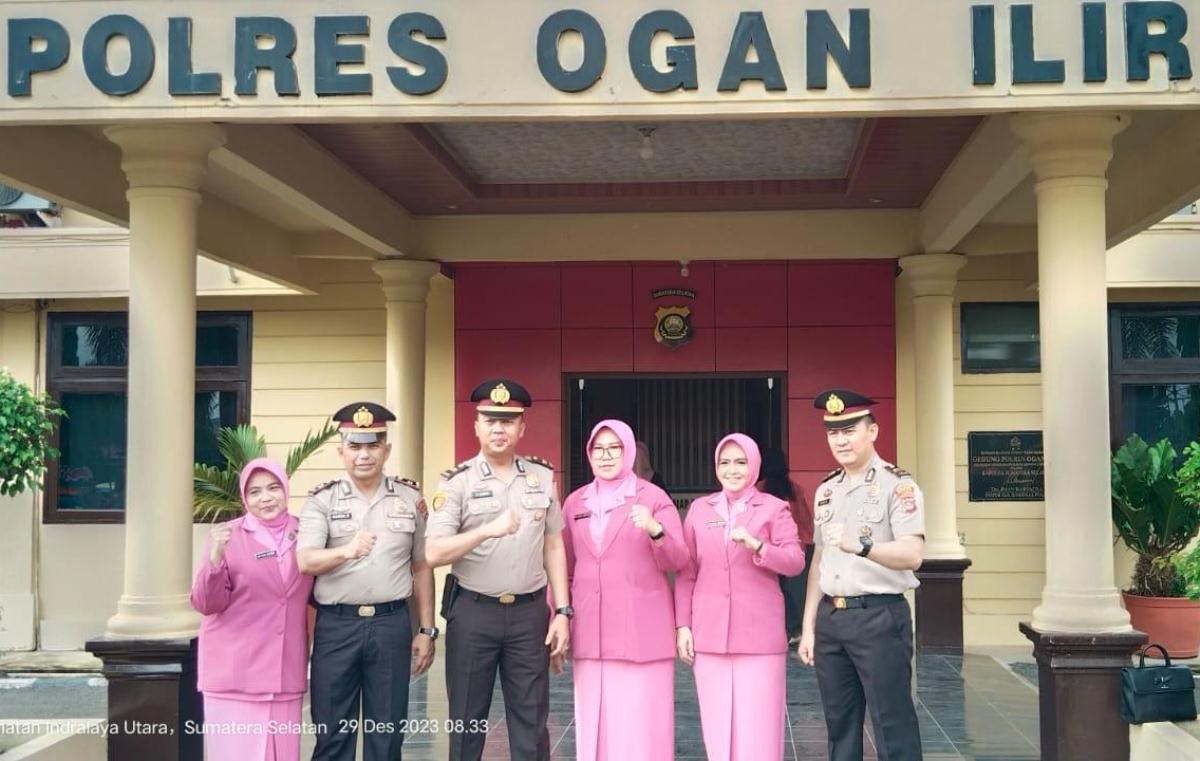 48 Personel Polres Ogan Ilir Naik Pangkat