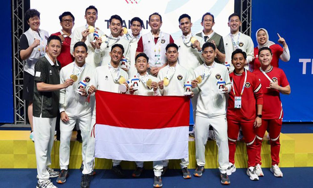 Tim Bulutangkis Indonesia Juara Umum SEA Games Thailand 2025, ini Rincian Medalinya