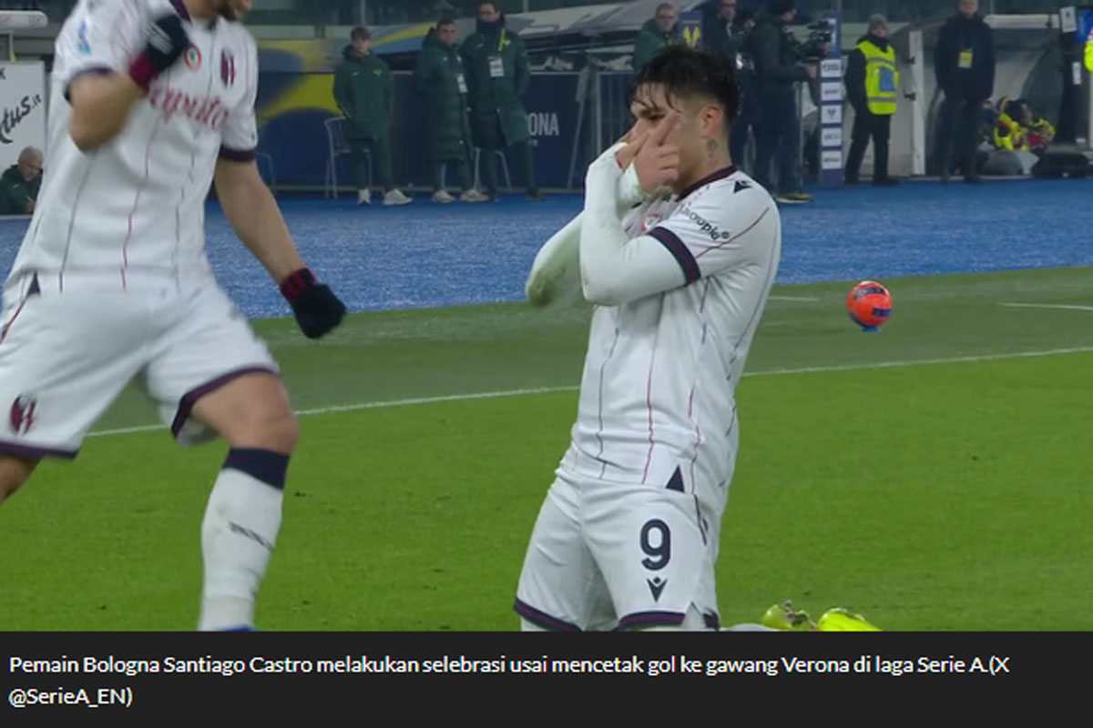 Laga Verona vs Bologna, Gol Spektakuler Tercipta dari Kaki Santiago Castro