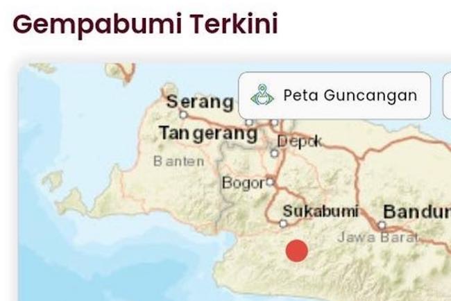 Gempa 6,1 M Guncang Sukabumi, Belum Ada Keterangan Resmi Terkait Jumlah Kerusakan Maupun Korban 