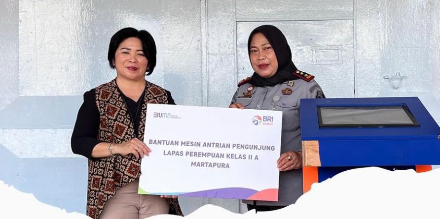 BRI Dukung Peningkatan Layanan Lapas Perempuan Martapura dengan Adopsi Teknologi Modern