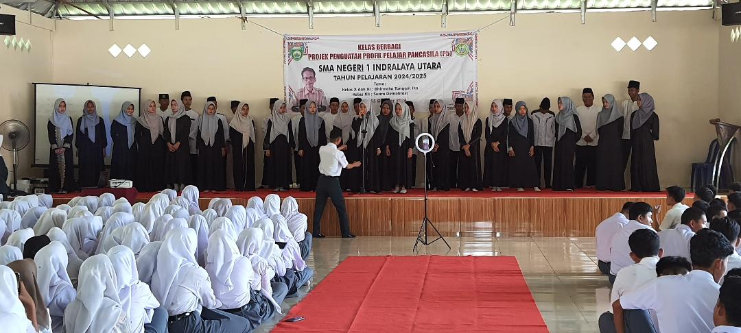 Pelajar SMAN 1 Indralaya Utara Gelar P5