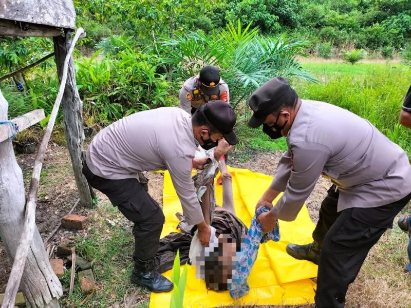 Mayat Lelaki Bersarung Coklat, Ditemukan Di Bawah Pondok
