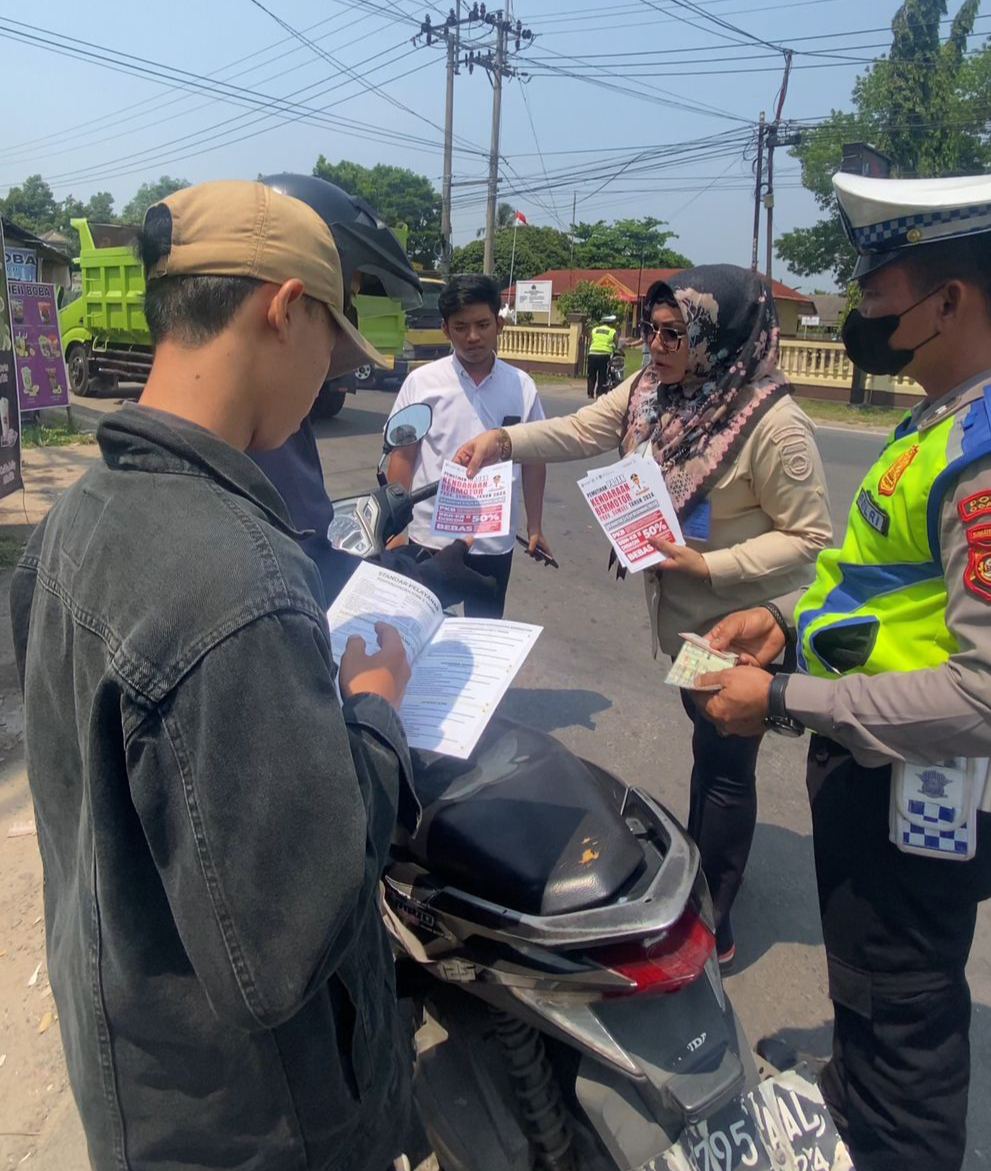 Tim Gabungan Polres Ogan Ilir Berikan Teguran, Edukasi Hingga Tindakan Pengendara