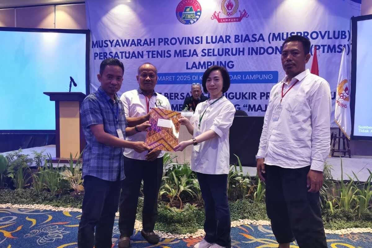 Juwita Hasan, Nakhoda Baru Pengprov PTMSI Lampung