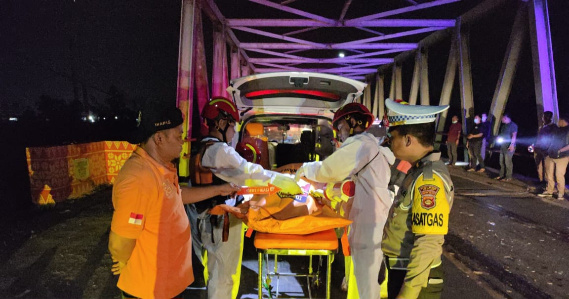 Sedang Mancing, Warga Temukan Mayat  di Sungai Rambutan, Polres Ogan Ilir- BNPB Datangi TKP