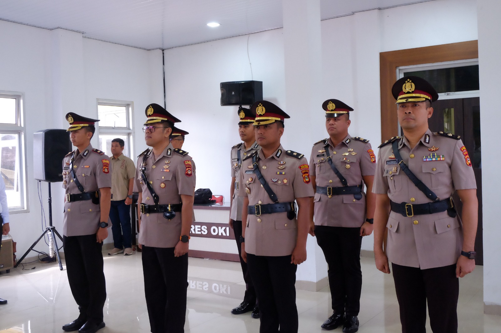 Pelantikan Pejabat Polres OKI, Diminta Agar Segera Beradaptasi