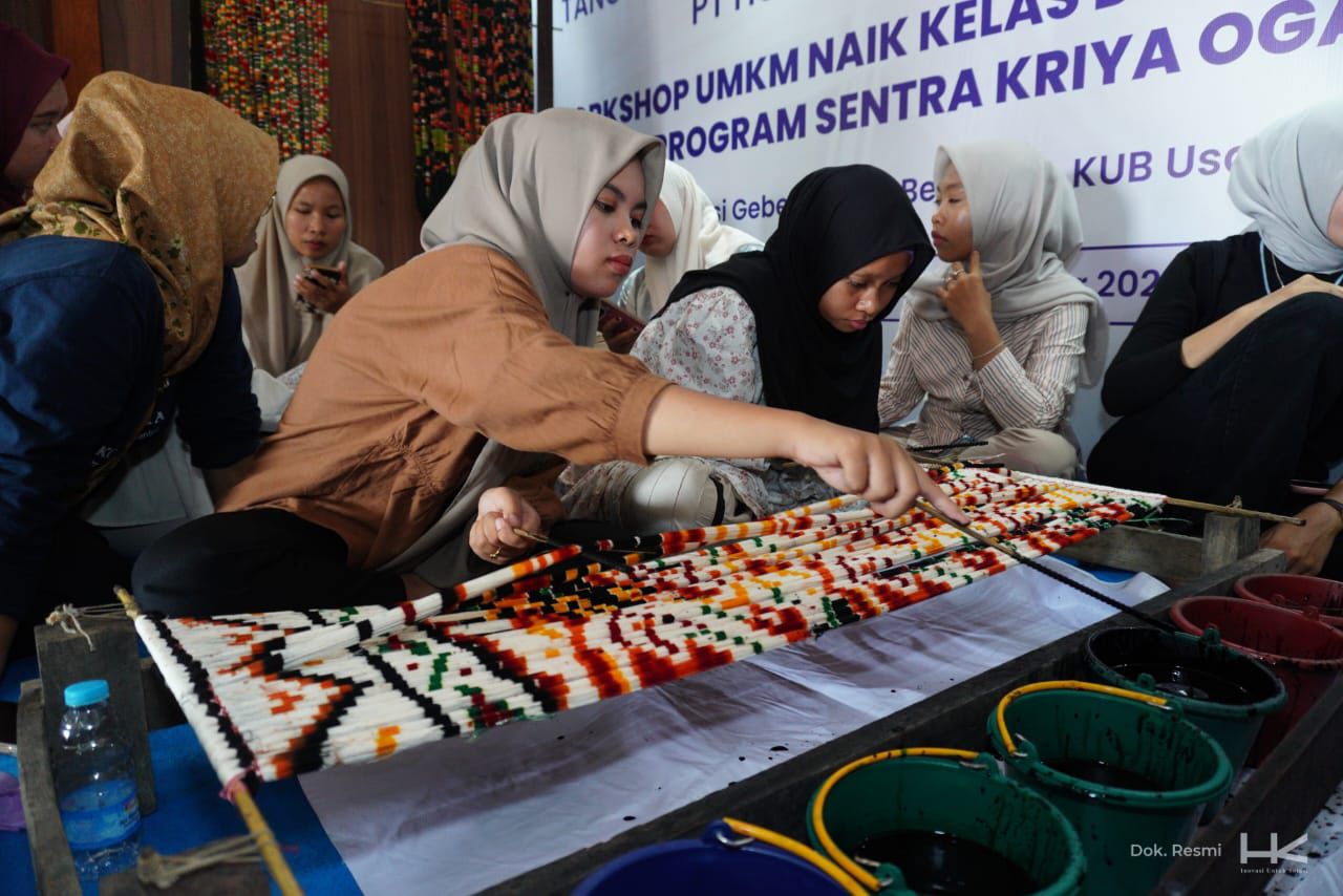 Hutama Karya Perkuat Daya Saing  Sentra Kriya Ogan Ilir