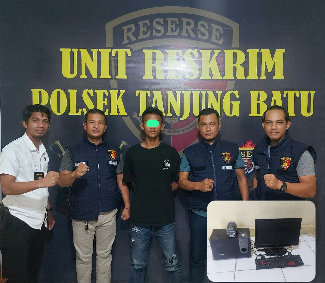 Usai Mencuri ,3 Bulan Kabur Ke Pagaralam,  Tim Rimau  Polsek Tanjung Batu Berhasil Menangkapnya