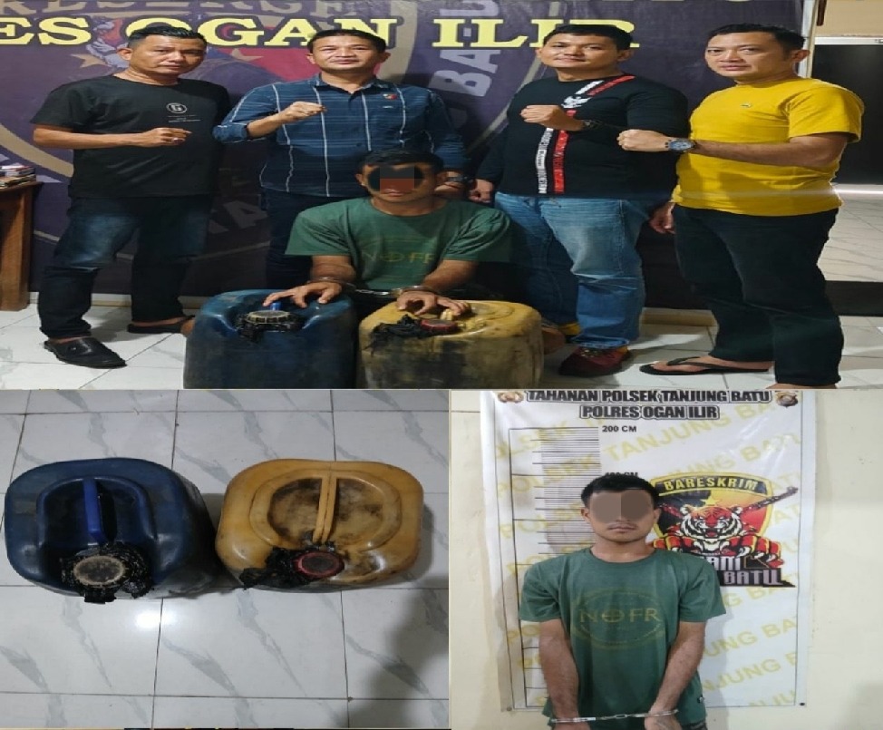 Curi Minyak Solar, Pelaku Curat Berhasil Ditangkap Polsek Tanjung Batu