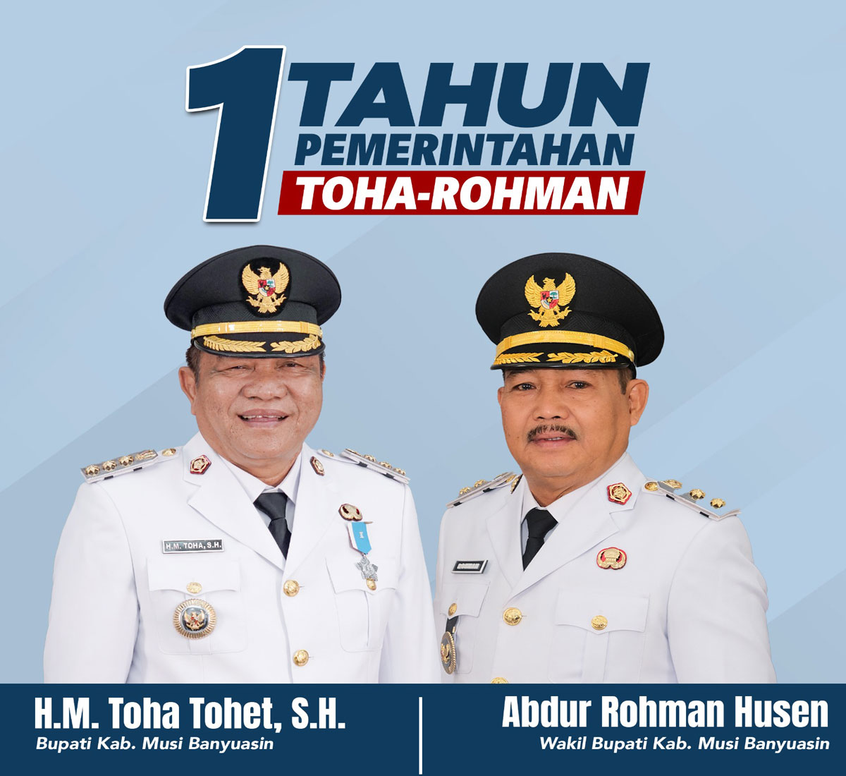 Setahun Kepemimpinan Toha-Abdur Rohman, ini Catatan Prestasi Pemkab Muba