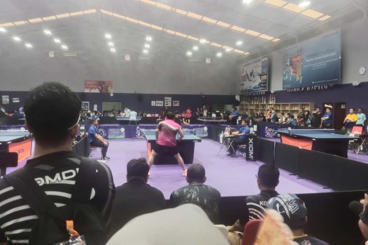 Tenis Meja Pornas Korpri Sumsel 2025 - 2 Kali Deuce, Petenis Meja Sumsel Tumbang dari Pemain Nasional