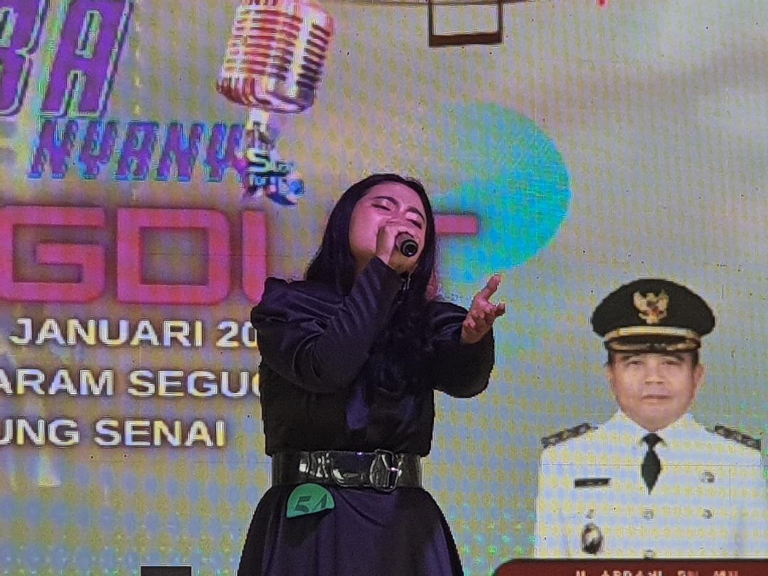 Nur Rihan Dapat SO Dewan Juri Lomba Dangdut HUT Ogan Ilir 