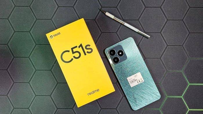 Realme C51s: Rekomendasi HP Rp 1 Jutaan RAM 6 GB Anti Lemot