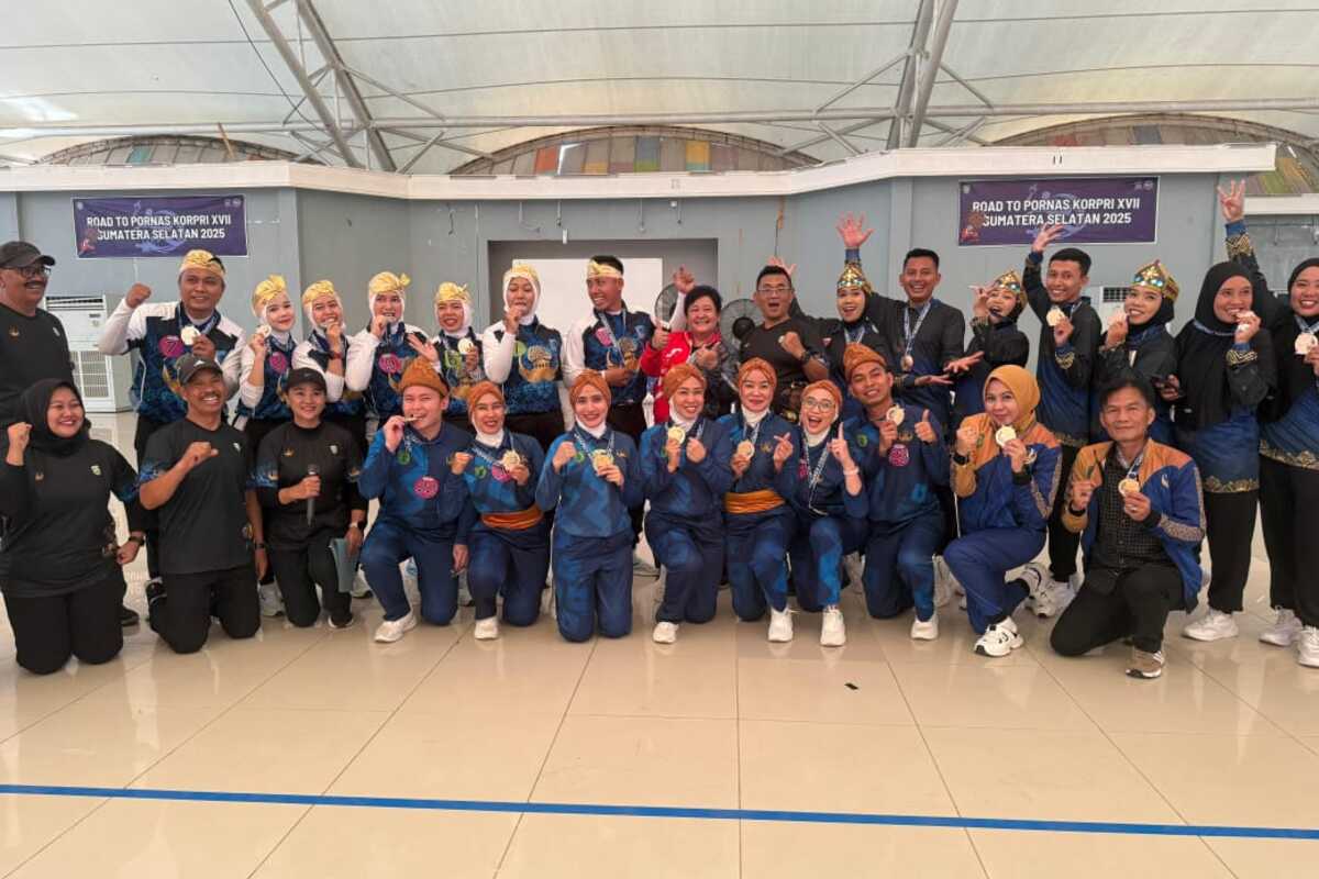 Porprov Korpri Sumsel 2025 - Senam Muba Sumbang 2 Emas