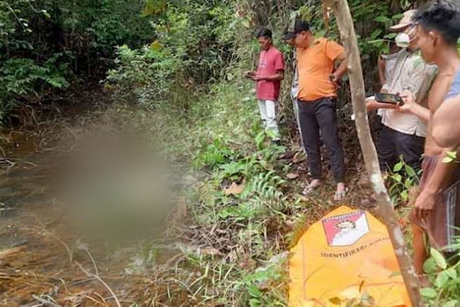 Mayat Mengambang di Rawa-rawa di Area PTPN 7 Desa Aur Ternyata Sahir, Terdapat Luka Gorok, Bacok dan Tusuk 