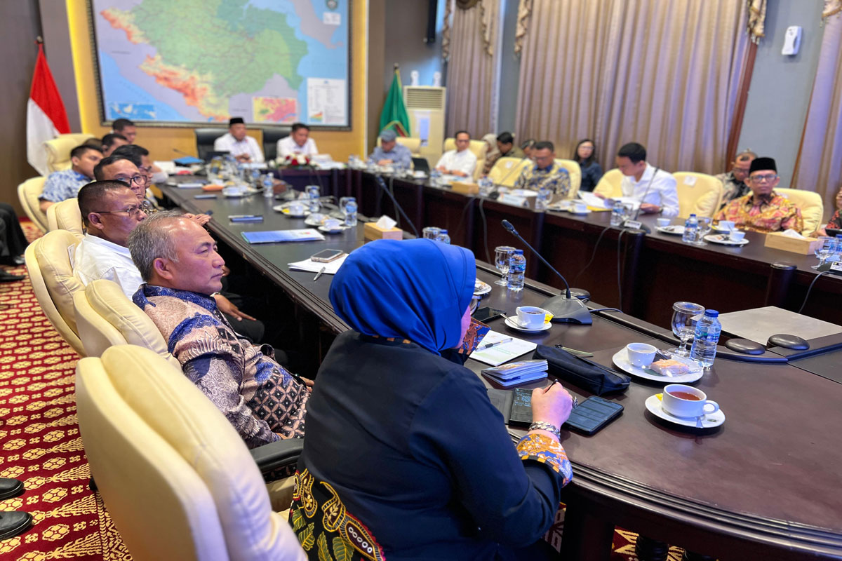 Rakor dengan Menteri ATR, Sekda Muba  Sampaikan RDTR 